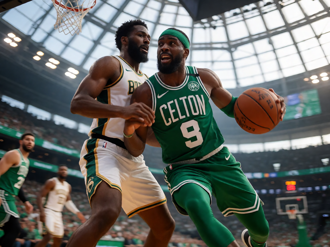 NBA季后赛激烈对抗瞬间