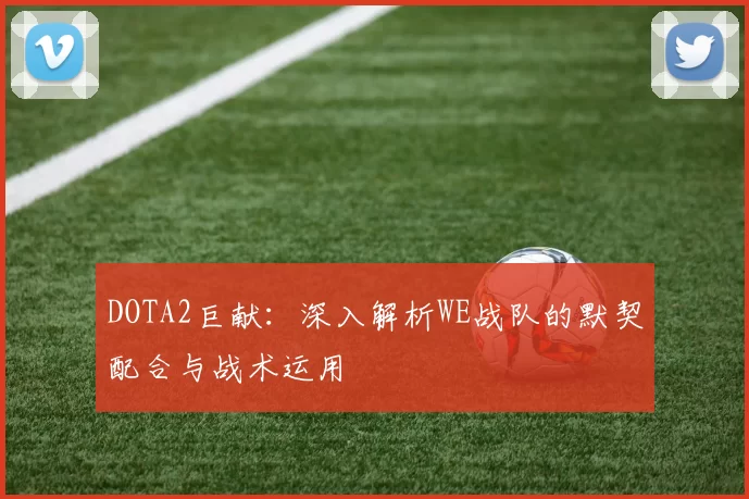 DOTA2巨献：深入解析WE战队的默契配合与战术运用